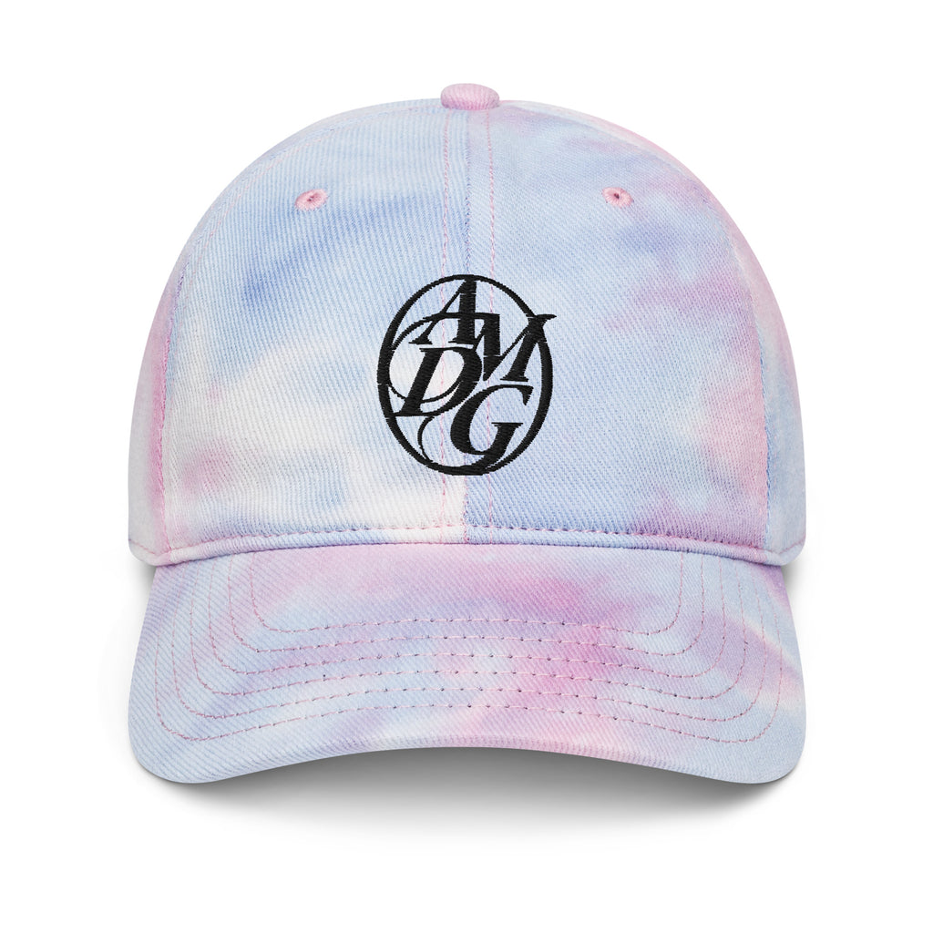 "AMDG" Christian Catholic Tie-Dye Hat in Cotton Candy | PAL Campaign