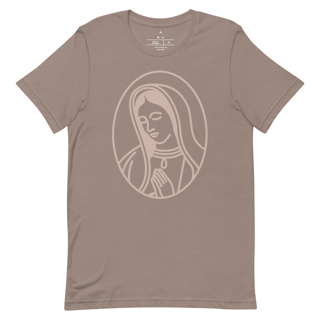"OLG" Christian Catholic T-Shirt in Pebble | PAL Campaign
