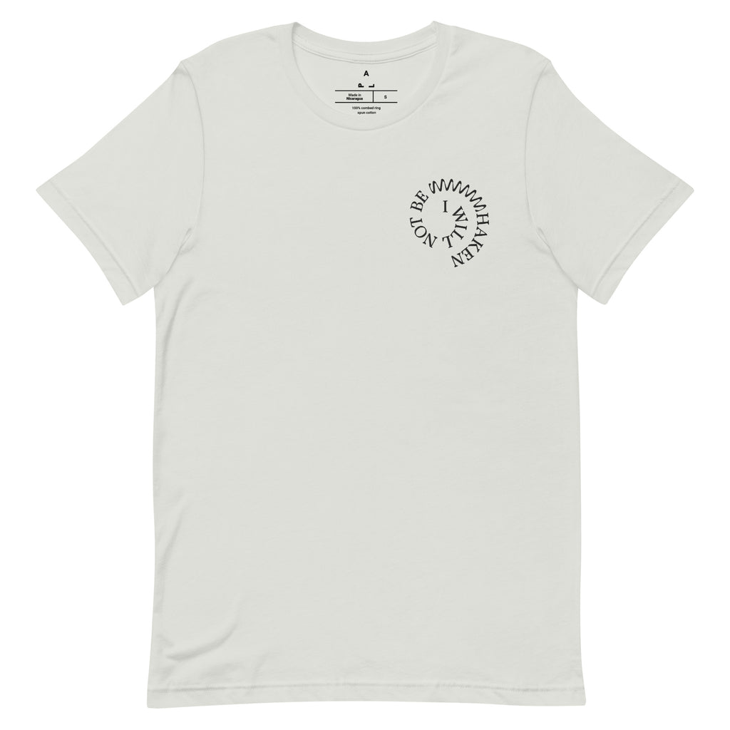 "Not be Shaken" Christian Catholic T-Shirt in Silver | PAL Campaign
