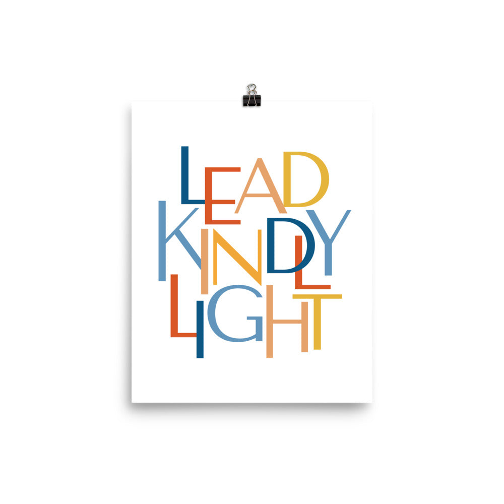 Lead Kindly Light Christian Catholic Poster Print 8"x10"| PAL Campaign