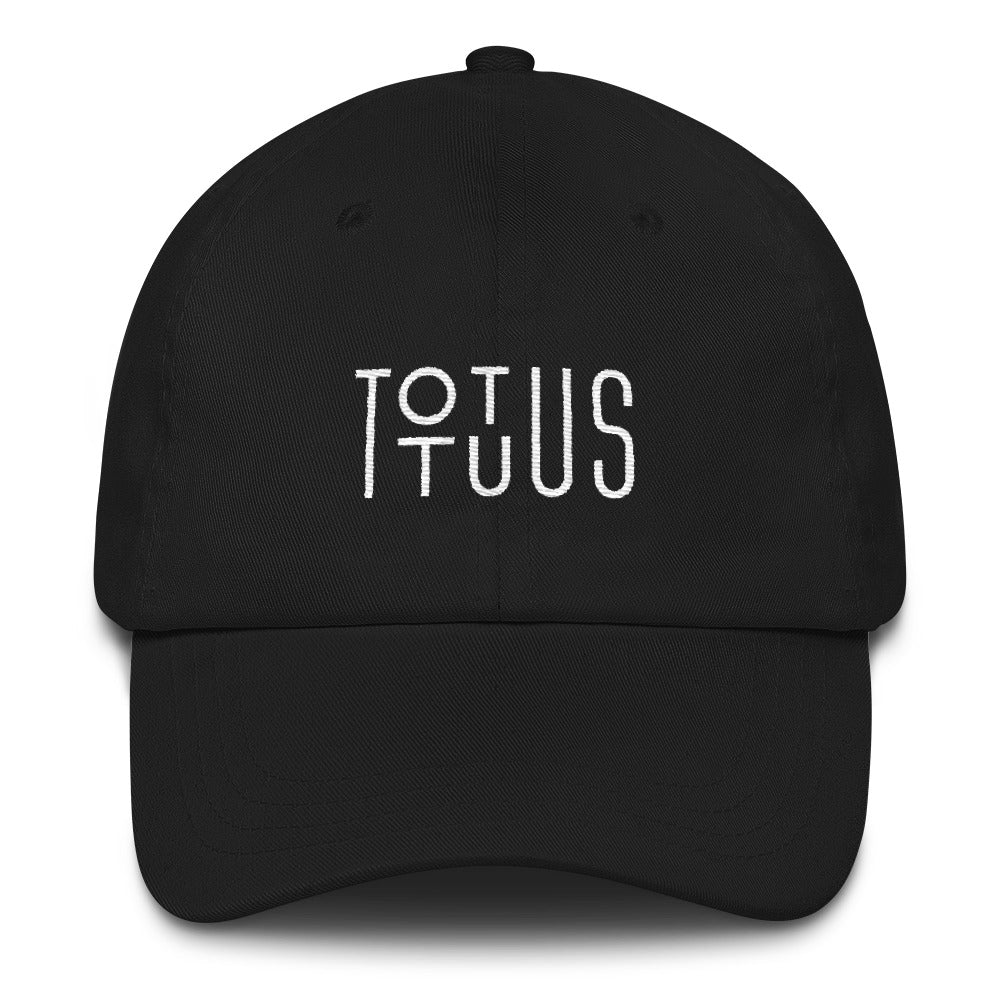 "Totus Tuus" Christian Catholic Black Dad Hat | PAL Campaign