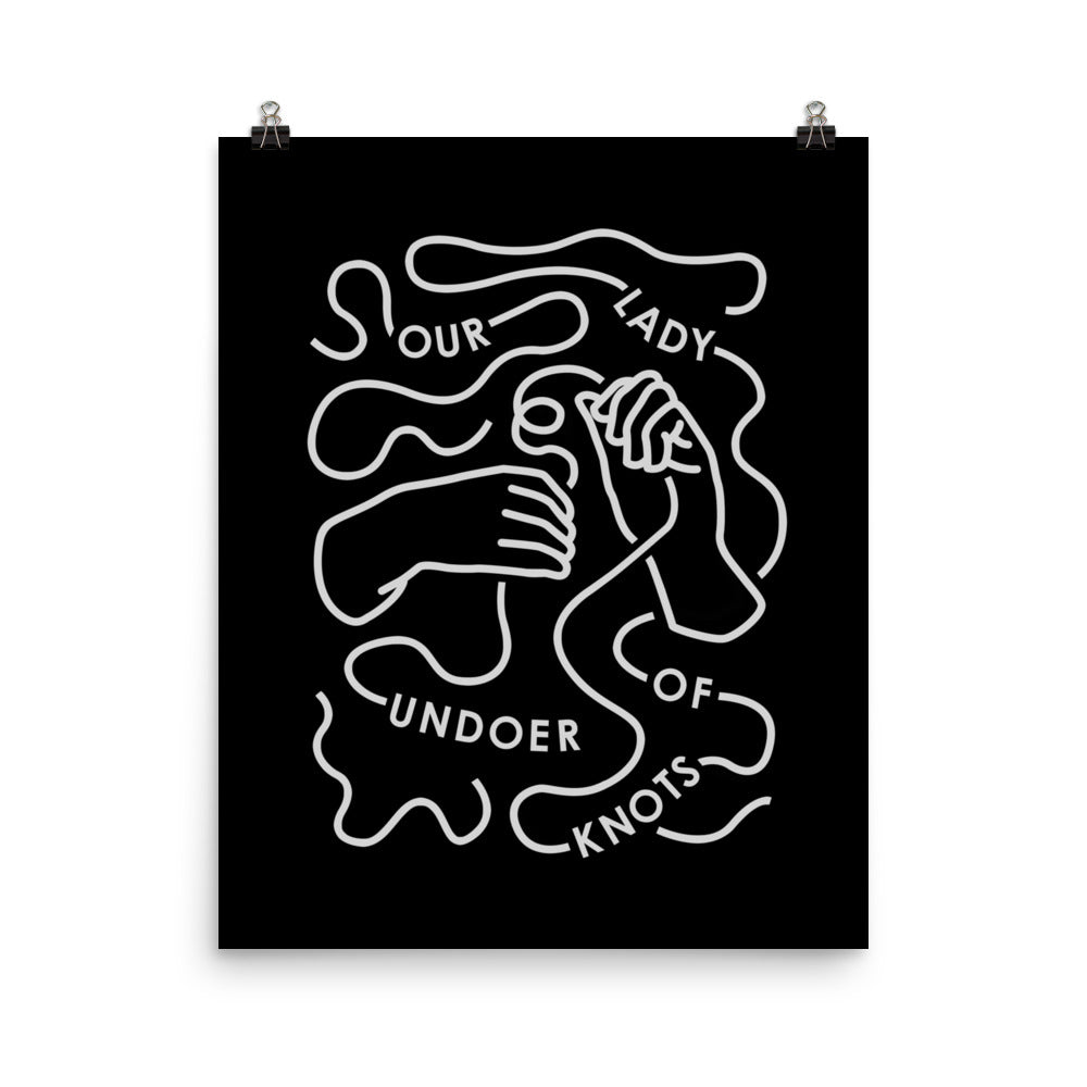 Our Lady Undoer of Knots Christian Catholic Poster Print (16"x20") | PAL Campaign