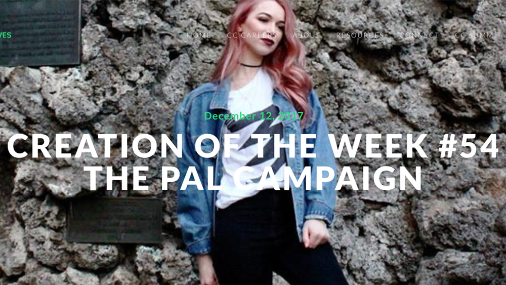 PAL Campaign featured as "Creation of the Week" on Catholic Creatives