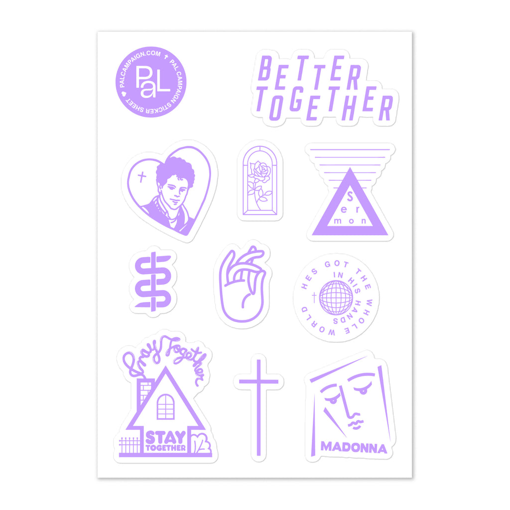 Design Compilation Catholic Sticker Sheet | PAL Campaign