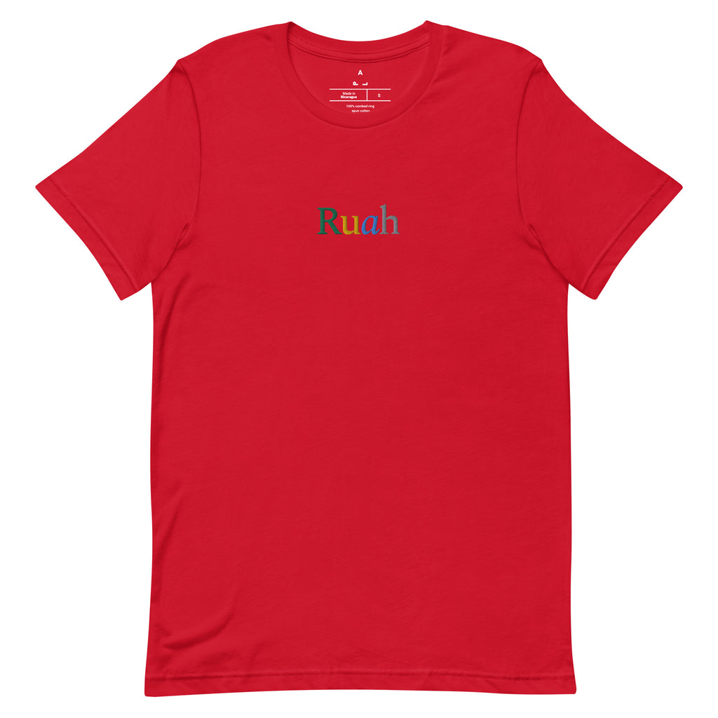 "Ruah" Christian Catholic T-Shirt in Red | PAL Campaign