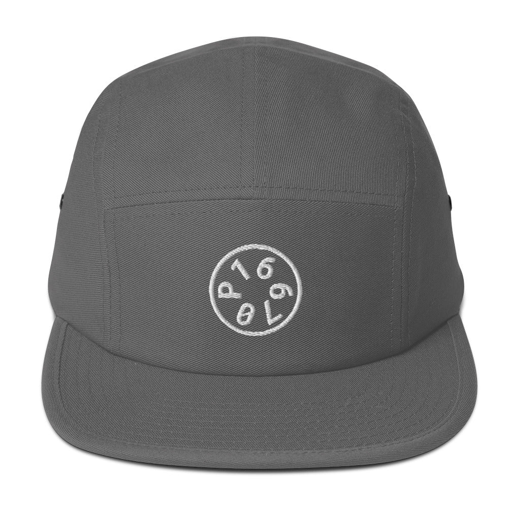 16670 Christian Catholic 5 Panel Camper Hat in Gray | PAL Campaign