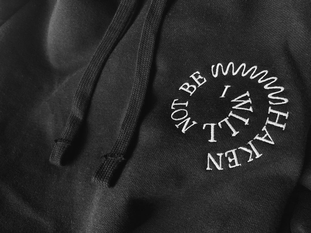 Not Be Shaken Christian Catholic Pullover Unisex Hoodie Close-up | PAL Campaign
