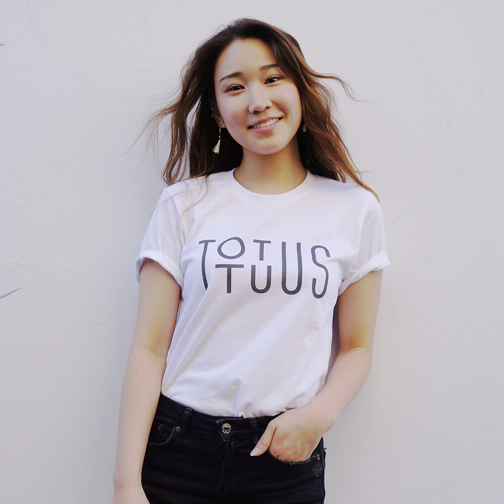 "Totus Tuus" Christian Catholic T-Shirt in White | PAL Campaign