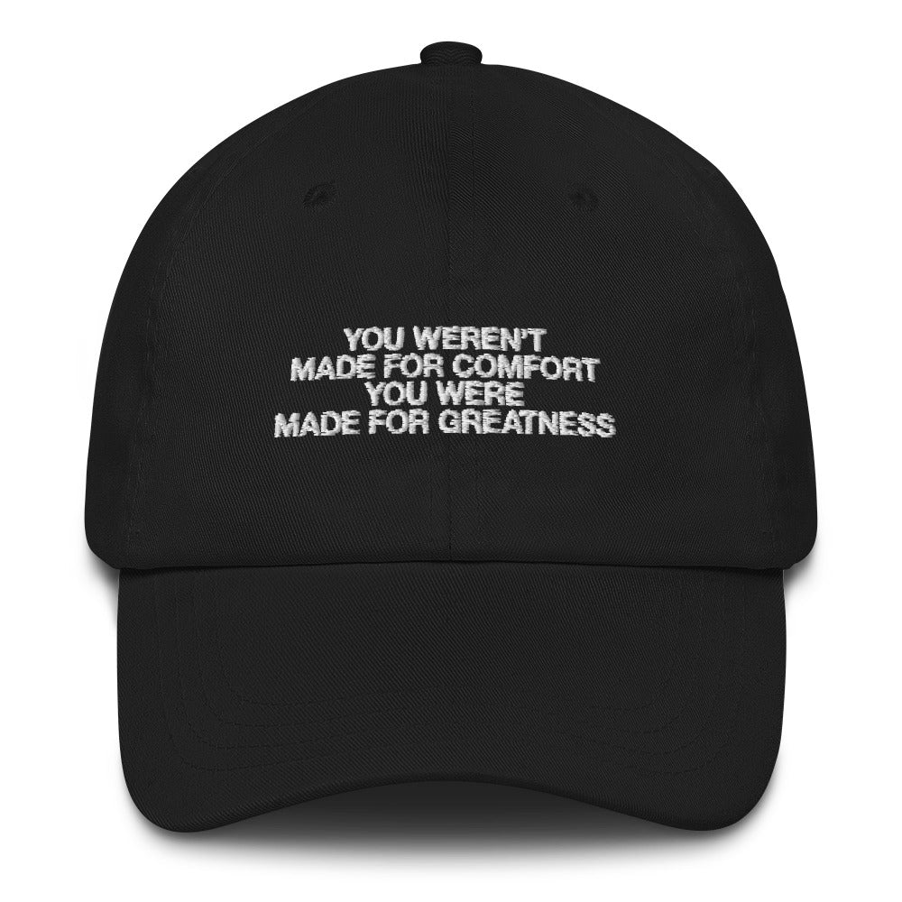 "Made for Greatness" Christian Catholic Dad Hat in Black | PAL Campaign