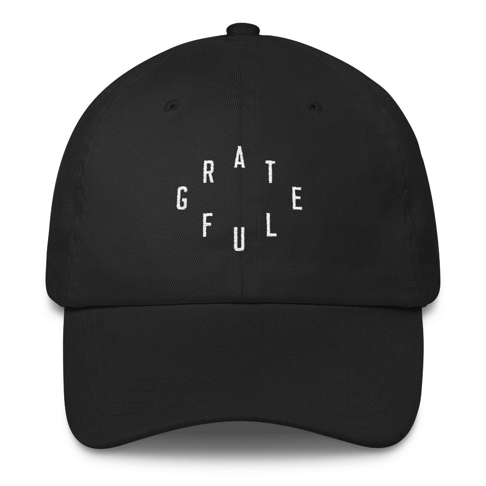 Grateful Christian Catholic Dad Hat in Black | PAL Campaign