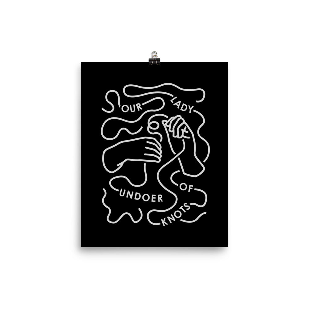 Our Lady Undoer of Knots Christian Catholic Poster Print (8"x10") | PAL Campaign