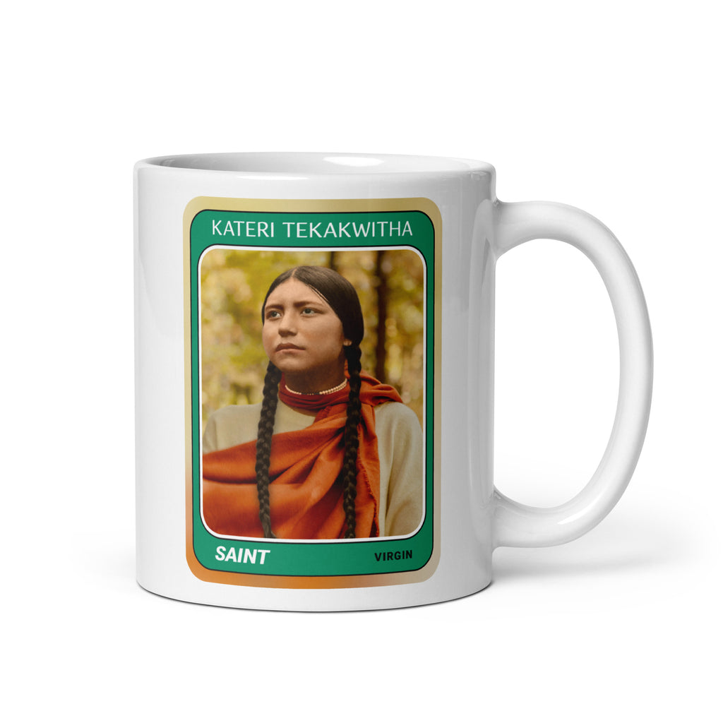 "St. Kateri Tekakwitha" Christian Catholic St. Card Mug 11oz | PAL Campaign