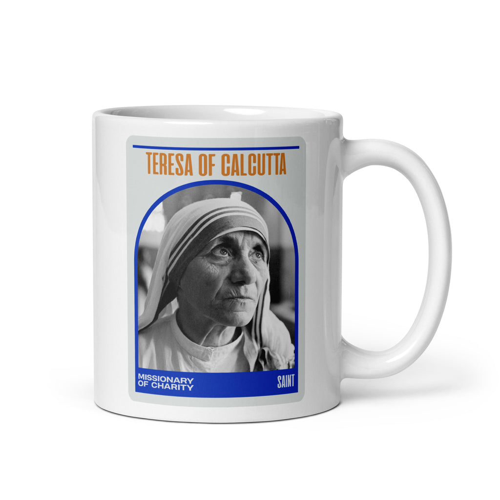 "Mother Teresa of Calcutta" Christian Catholic Saint Card Mug 11oz | PAL Campaign