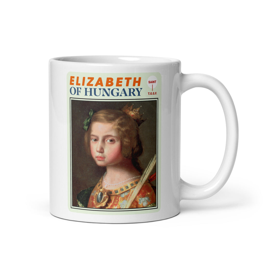 "Saint Elizabeth of Hungary" Christian Catholic Saint Deck Mug | PAL Campaign